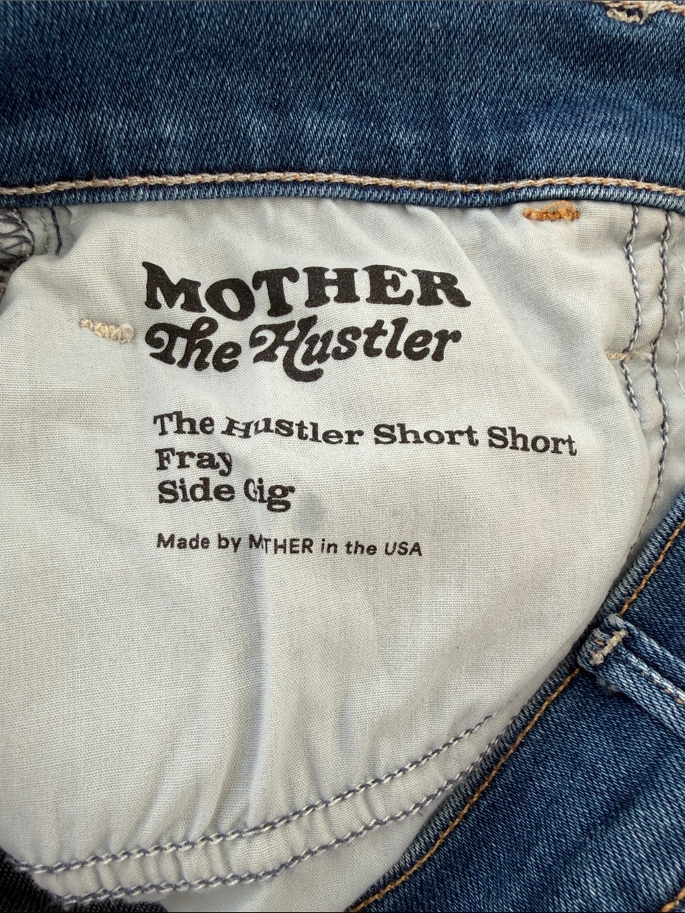 Mother Denim The Hustler Short Short Fray - Picture 5 of 5
